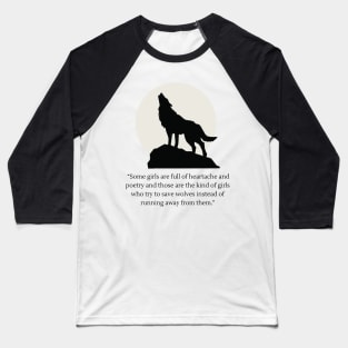 heartache and poetry Baseball T-Shirt